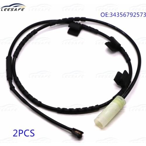 2PCS Car Rear Brake Pad Wear Sensor 34356792573 Fits for BMW Mini Copper R55 R56 R57 R58 Brake Pad Wear Warning Contact Sensor