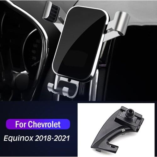 Car Mobile Phone Holder Special GPS Stand Gravity Navigation Bracket For Chevrolet Equinox 2018 2019 2020 2021 Car Accessories