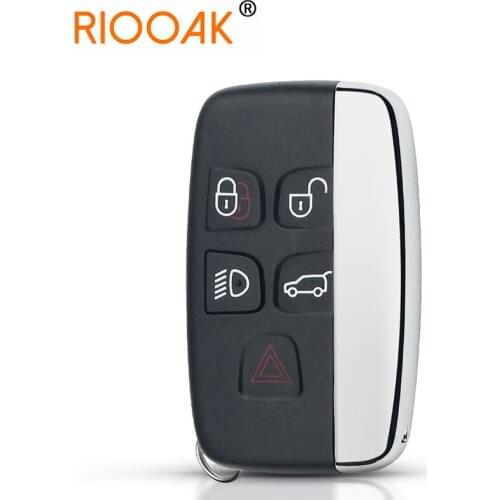 Smart Remote Key Fob Case Shell For Land Rover Ranger 4 Rover Evoque Discovery Freelander LR4 2010-15 Refit For Jaguar XE XFL