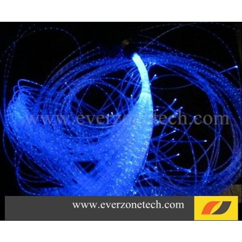 Colorful Sparkle Fiber Optic Light Strands 40pcs 3*0.75mm 2m Curtain Cable FY-750*3-202