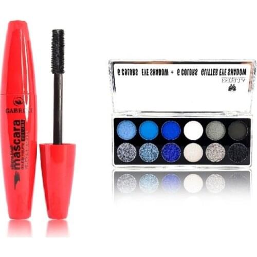 Gabrini Suya Dayanıklı Maskara+parlak Ve Simli Far Paleti