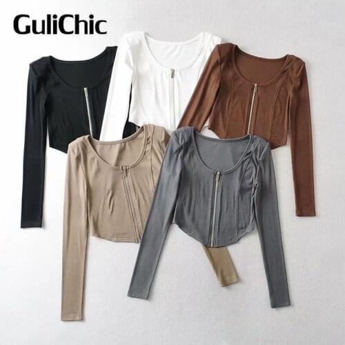 Женские рубашки с коротким рукавом GuliChic China At AliExpress