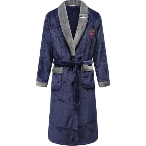 V-neck Negligee Home Clothing Solid Colour Sleepwear Coral Fleece Kimono Bathrobe Gown Lady Bathrobe With Belt Nightwear