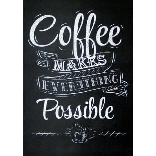 Coffee Makes Everything Possible Metal Tin Sign Retro Vintage Wall Plaque Gift