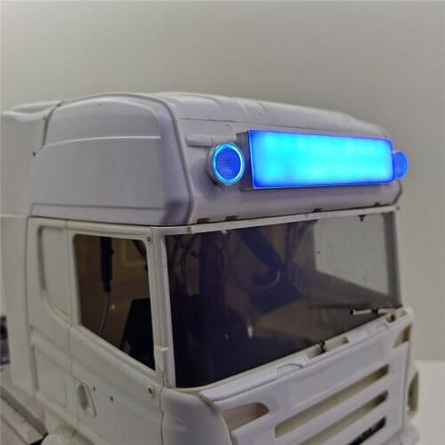 CNC aluminium alloy processing Spotlight Headlight Lamp Kit for TAMIYA 1/14 56360 56323 RC Truck Tractor Spare Part Accessory