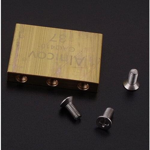 Brass Guitar Tremolo Block for Electric Guitar Guitar Accessories Bass