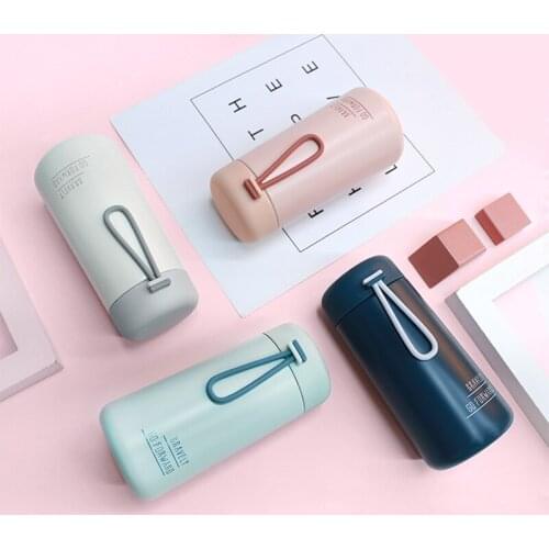 Mini creative vacuum flask portable hot water bottle 304 Stainless Steel termos small pocket cup termo acero inoxidable tumbler