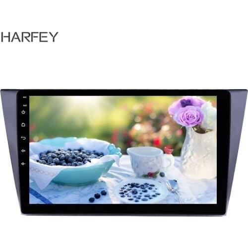 Harfey 10.1" Android 8.1 Car GPS Navigation Radio Multimedia Player for VW Volkswagen Bora 2016 2017 2018 support Carplay OBDII