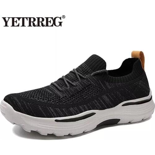 2021 New Summer Mesh Mens Shoes Lightweight Breathable Casual Shoes Fashion Loafers Outdoor Sneaker Walking Shoes Size 39-48