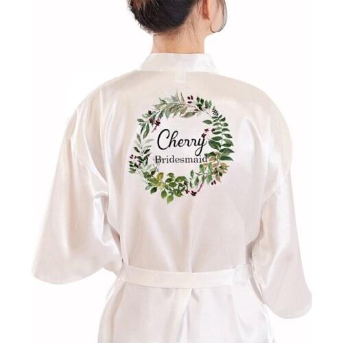 Personalised Bride Robes Birthday Gift Custom Wedding Robes Bridesmaid Gift Bachelorette Bridal Party Robes