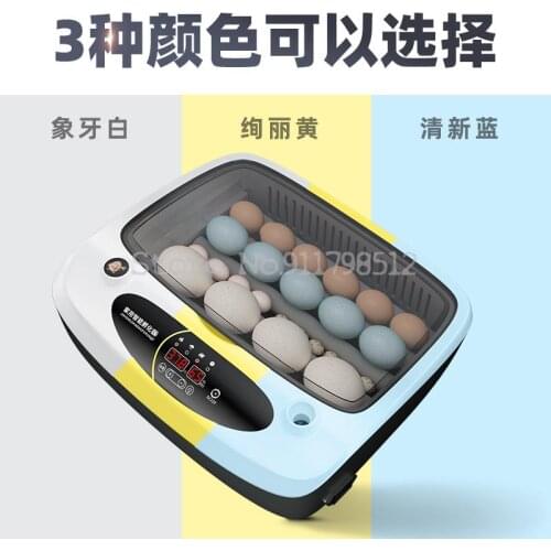 Incubator Fully Automatic Smart Small Household Type Mini Incubator, Chicken Incubator, Colorful Egg Incubator