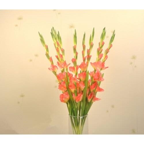 Factory outlets] small gladiolus flower factory simulation artificial flowers simulation flower opening with wedding housewarmin