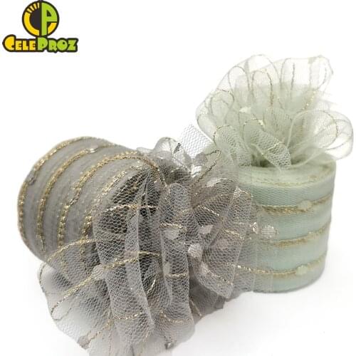 6cm Glitter Sequin Tulle Roll 25Yards Wedding Birthday Decoration Mesh Fabric Tutu Dress DIY Organza Baby Shower Party Supplies