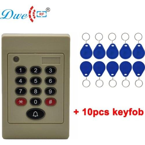 DWE CC RF access control card reader electronic pin keyboard reader for door access management