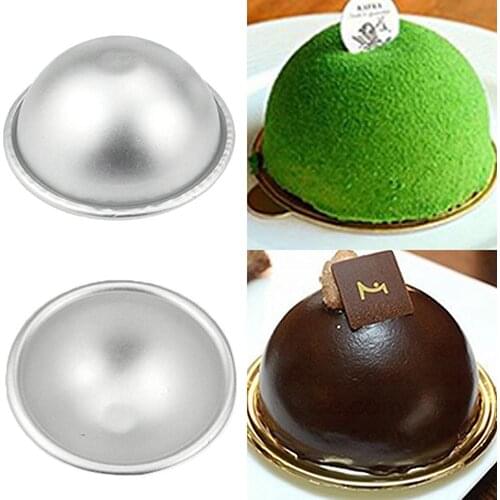 Hemisphere 3D Aluminum Ball Sphere Cake Pan Sugarcrafts Bakeware Decorating Mold