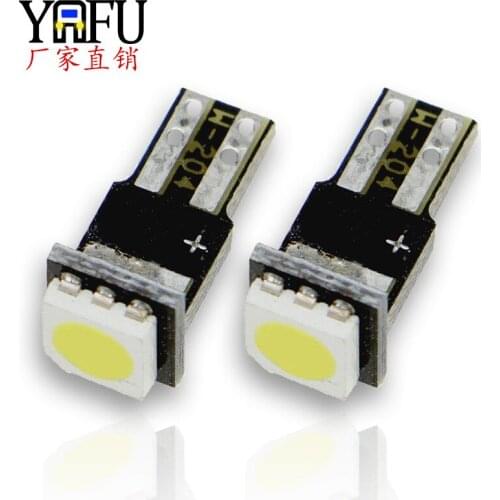 T5 1led Automobile Instrument Lamp LED Indicator Instrument Lamp Central Control Lamp 12V T5 5050 1smd Car Accessories