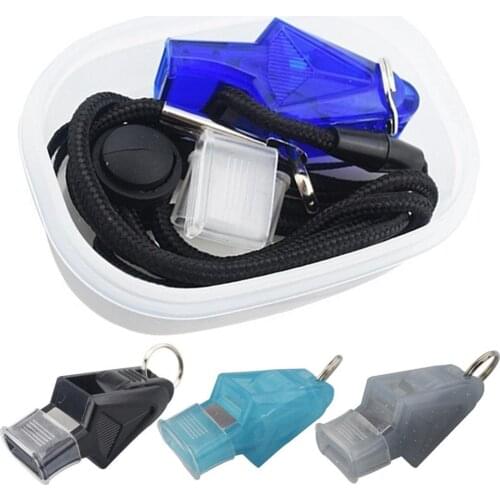 Outdoor Plastic Loud Sound Basketball Football Referee Coaches Training Whistle