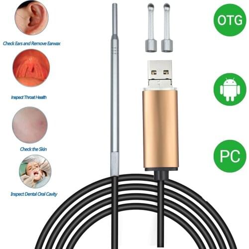 USB Ear Cleaning Endoscope Camera HD Visual Ear Spoon Multifunctional Earpick With Mini Camera Ear Health Care Cleaning Tool