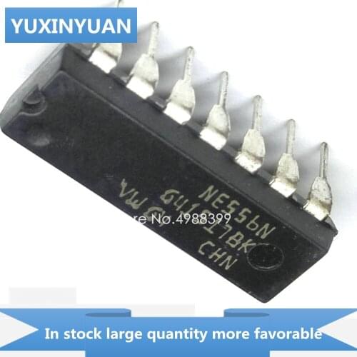 YUXINYUAN 10PCS/LOT NE556N NE556 NE 556N E556N DIP16 in stock in stock