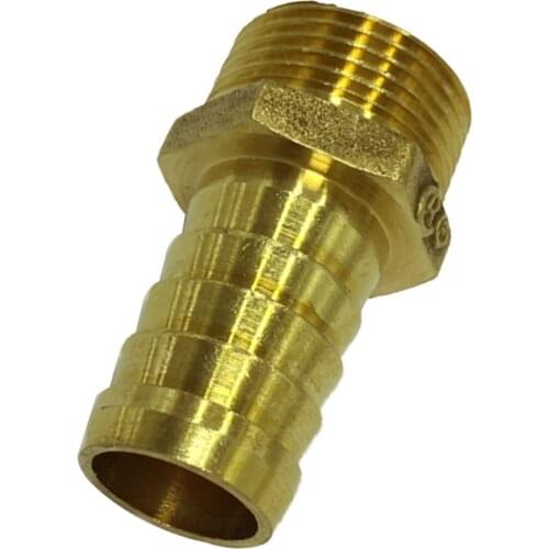 3/4inch Brass Pneumatic Air Hose Connecter Male Fitting DIY Accessory 19mm