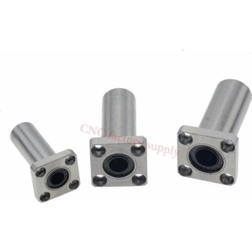 4pcs/lot Free shipping LMK10LUU LMK16UU LMK20UU type 10mm flange linear bearing CNC Linear Bush for 3D printer part linear shaft