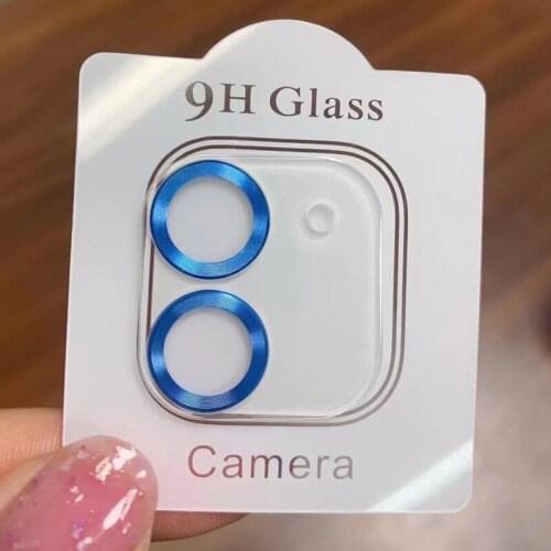50 Pcs Shinny Metal CD Line Camera Glass For iPhone 12 Pro Max 11 Glass Camera len Glass Case Protector Diamond 12 Pro Len mini