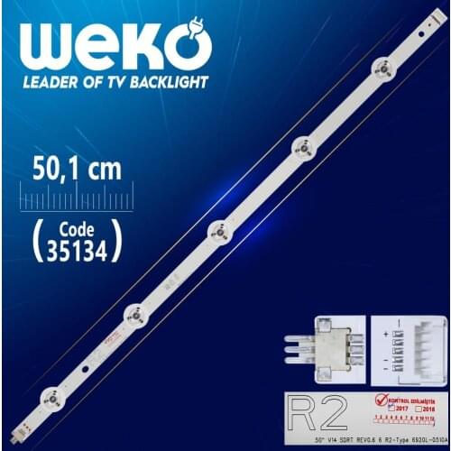 50 V14 SDRT REV0.6 6 R2-TYPE 6920L-0510A - 50.1 CM 5 LED- (WK-400)