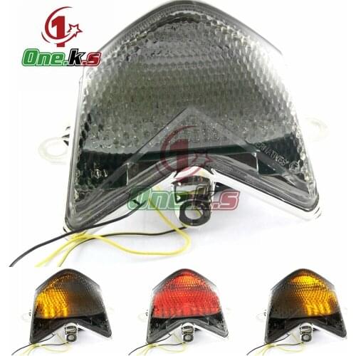 Motorcycle accessories For KAWASNKI ZX10R 2004-2005 LED rear Tail Light integrated turn signal function Brake light