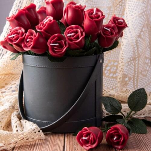 Aouke 1PCS ROSE Shape Food Grade Silicone Soap, Chocolate, Cake Silicone Cake Molds, Fondant Cake Decorate X056