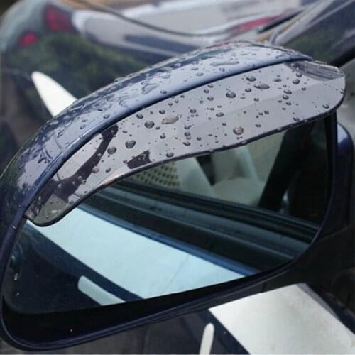 2 Pieces Car side Mirror waterproof Sun Visor Rain Eyebrow Auto Car Rear View Side Rain Shield Flexible Protector For Car