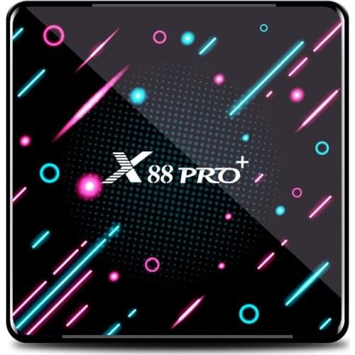 RK3368 chip new product X88PRO+TV BOX dual-band wifi 4k high-definition network set-top box Android 9.0