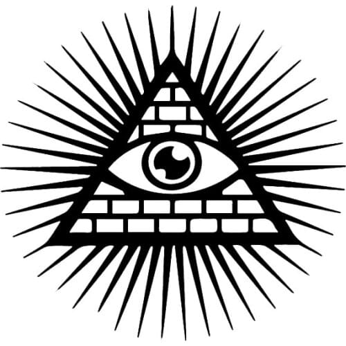 Interesting Egypt Eye Silhouette Car Sticker Accessories High Quality Decor Decal Waterproof Sunscreen Vinyl,15cm*15cm