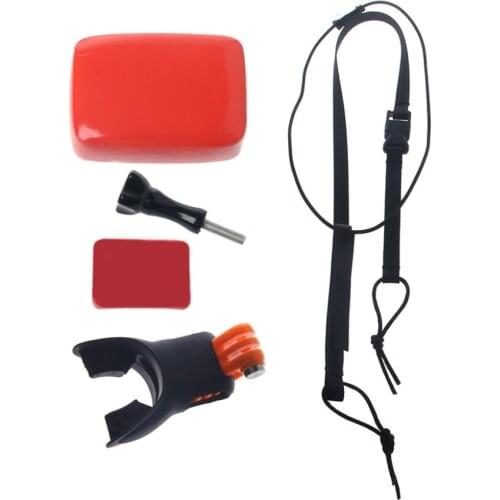 Surfing Shoot Surf Dummy Bite Mouth Grill Mount For GoPro Hero 5 4 3 2 SJCAM Kit