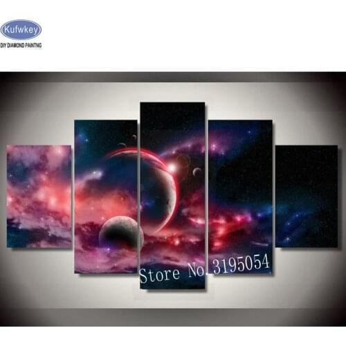 Multi-picture Diamond Painting cross-stitch Fantasy Universe Diamond Mosaic bead embroidery Rhinestones Pattern home Decoration