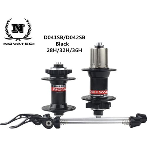 NOVATEC D041SB/D042SB MTB mountain bike card flywheel 4 Palin disc brake hub black 28H/32H/36H brand new original