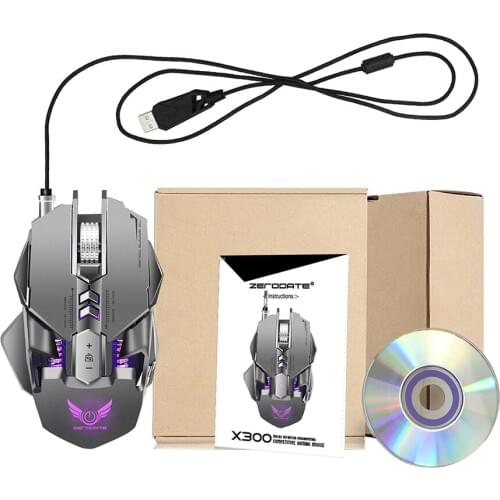 NEW 7 Buttons USB Wired Gaming Mouse Mechanical Computer PC Mouse Mice 3200DPI LED Backlight for LOL DOTA2 Computer