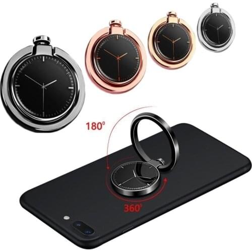 New Metal Magic Finger Ring Holder 360 Degrees Rotatable Anti Fall Grip Mount Mobile Phone Stand Finger Ring Mobile Phone Holder