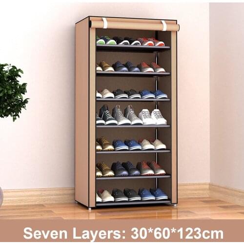 New Shoe cabinet simple multi-layer shoe rack economical space saving assembly dust storage shoe cabinet small shoe rack