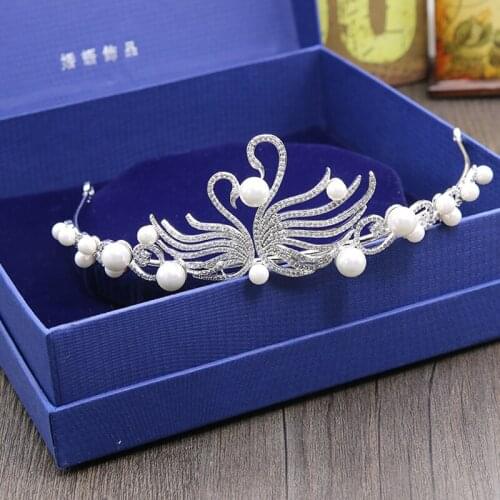 New style fashion beauty pearl exquisite Cubic Zirconia accessori capelli sposa Party Show Pageant Hair Accessories H-006