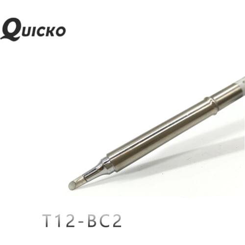 QUICKO T12-BC2 Welding Tools solder iron tips welding heads 70W for FX9501 T12 Handle 7s melt tin