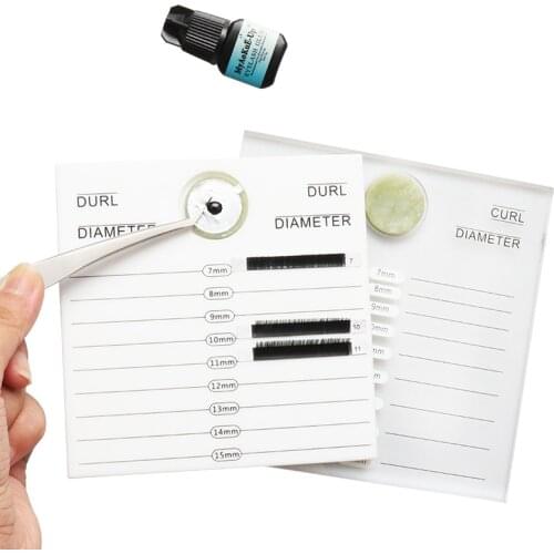 Grafting eyelash scale plate pad Acrylic double side scale eyelash plate display board Eyelash extension makeup tool with jade