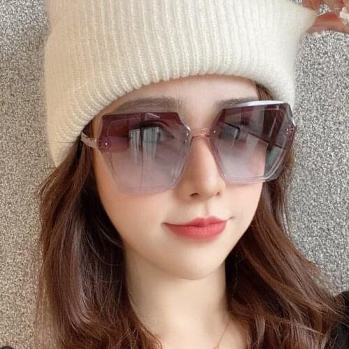 Oversized Luxury Square Sunglasses Women Brand Designer Retro Men Sun Glasses Female Vintage Gradient Male Oculos Feminino