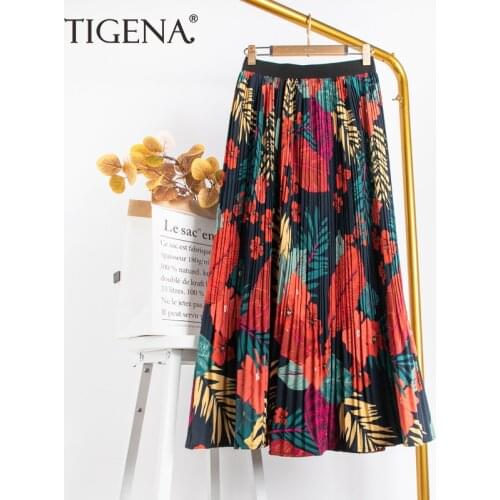 TIGENA Pleated Skirt