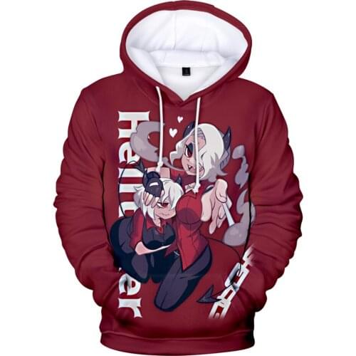 Game Helltaker Hoodies Men Women Fashion Sweatshirts Casual Tops Hip Hop Streetwear Hoodies 3D Clothes Autumn Winter Tops