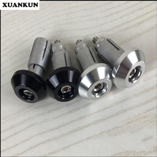 XUANKUN Retro Motorcycle Modified 14-18mm Direction To The Aluminum Alloy Cnc Balance Block Plug With Heavy Block Terminal