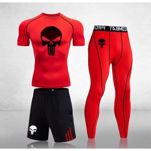 Winter Thermal Underwear Set Men’s Thermal Inner Clothes Men’s Thermal Long and Short Sleeve 3-Piece Compression Set