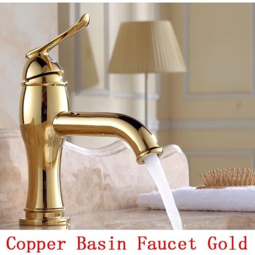 Antique bathroom sink basin faucet hot cold, Brass water kitchen basin faucet mixer pull out, Vintage toilet basin faucet gold