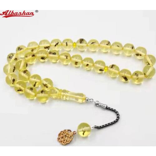 Big Size Real insect Resin tasbih Muslim Bracelets Islam Rosary Kuwait Fashion 33 45 51 66 99 prayer beads ALLAh Turkey Misbaha