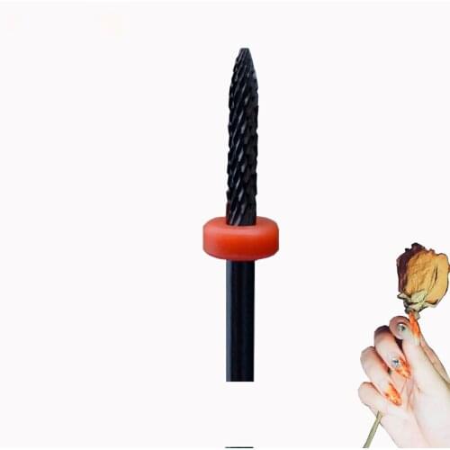 Black Ceramic Nail Drill Bit - Under Nail Cleaner Bit -F