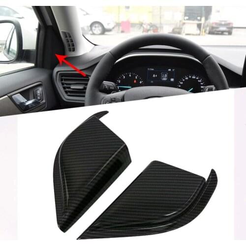 For Ford Focus Sedan/Hatchback 2019 2020 Front Door Interior Triangle Cover Trim Car Styling Accessories Car Parts
